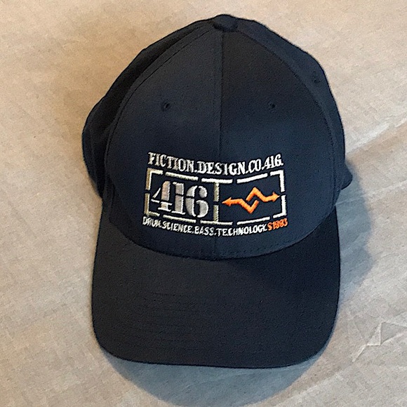 VINTAGE Fiction Clothing - FDCO Clothing Navy Baseball Cap - Picture 1 of 6